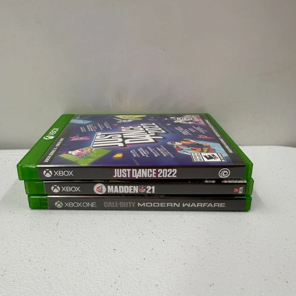 Xbox One Call Of Duty Modern Warfare Just Dance‎ 2022 Madden NFL 21 Bundle Games